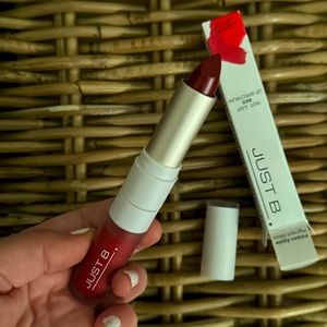Just B red lipstick
Dual end- matte gloss and lipstick